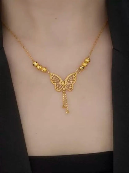 Golden Butterfly Necklace