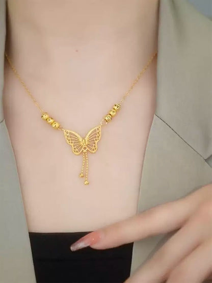 Golden Butterfly Necklace